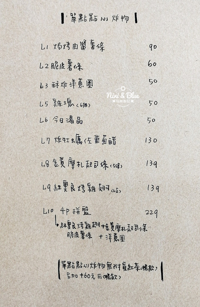 瑰覓 義大利麵menu菜單價位11