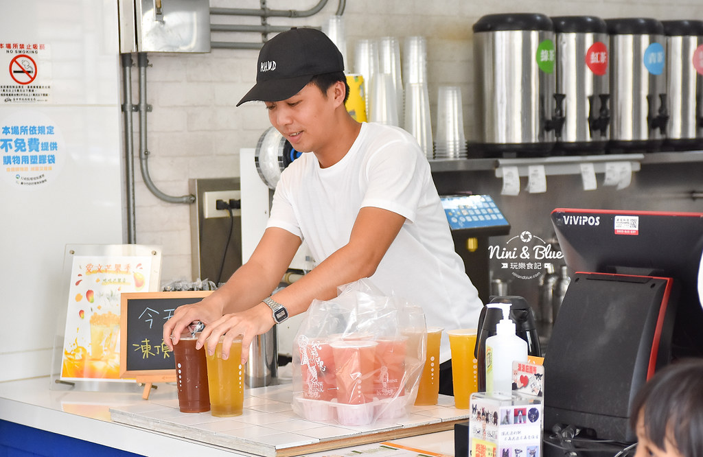 我想想 葡萄柚綠 芒果 台中特色手搖飲料店08