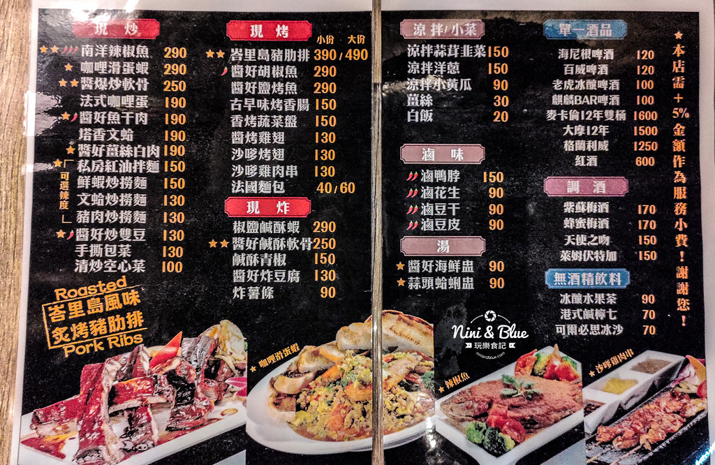 醬好餐酒館 菜單 台中後火車站宵夜美食28