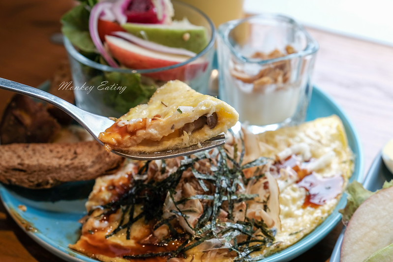 【台中捷運舊社站】日起食書-烤廚早午餐│烘烤燕麥、三明治營養滿分,近北屯舊社公園 @Nini and Blue 玩樂食記 DSCF4471
