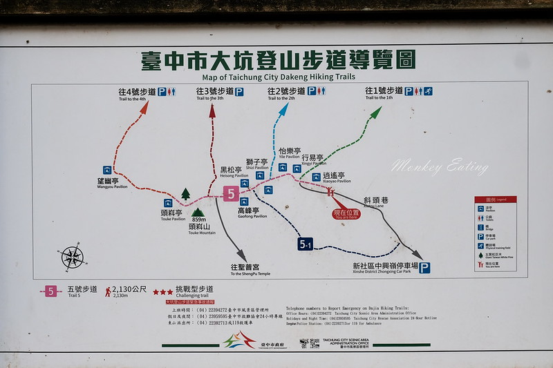 【大坑5號登山步道】台中高CP值仙境步道,挑戰山稜線縱走,登頭嵙山小百岳美景盡收眼底! @Nini and Blue 玩樂食記 DSCF8678