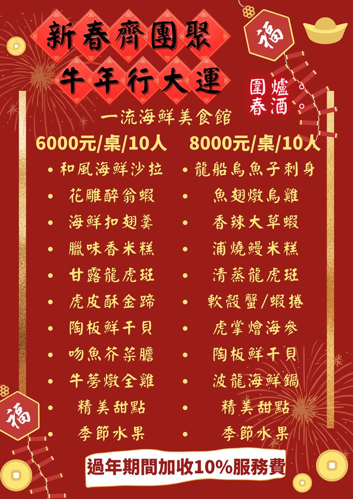 一流海鮮菜單 台中米其林餐盤名單05 一流海鮮菜單 台中米其林餐盤名單05