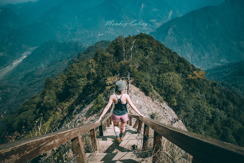 【白毛山步道】台中谷關七雄排行第6,遠眺整座東卯山好美,IG打卡白鹿吊橋超好拍 @Nini and Blue 玩樂食記 DSCF1320