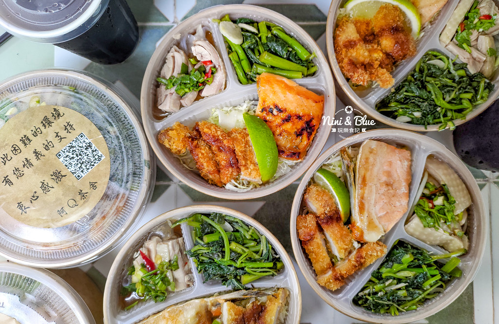 阿Q茶舍.台中便當04