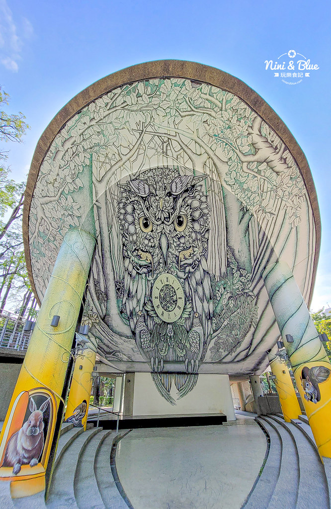 中興大學 綠川景點 愛麗絲夢之兔 19