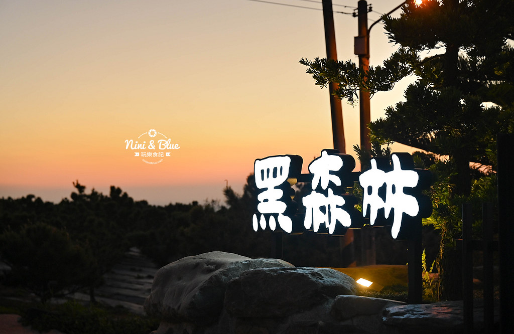 黑森林景觀咖啡菜單 停車 台中夜景23