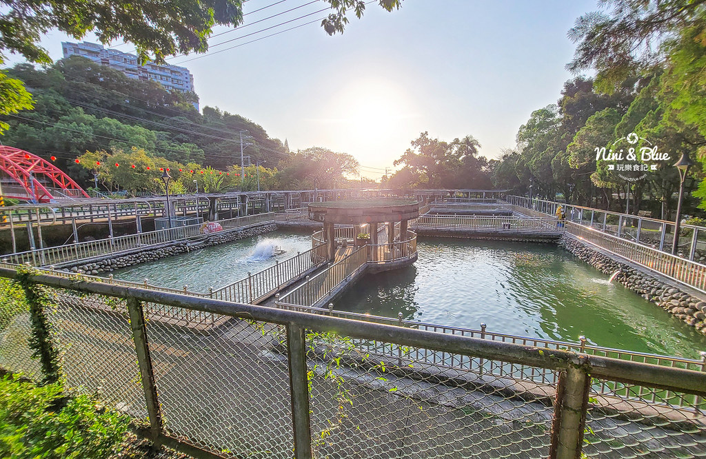 豐原中正公園 繭型溜滑梯 餵魚 親子景點07