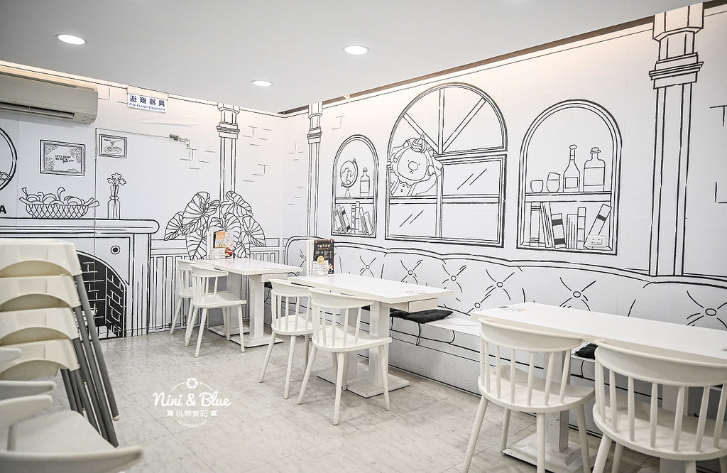 nu pasta 台中義大利麵2D畫風 崇德路下午茶15