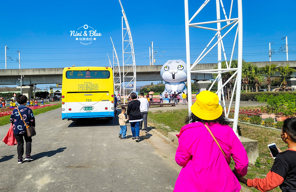彰化 溪州公園 花在彰化接駁車 賞花32