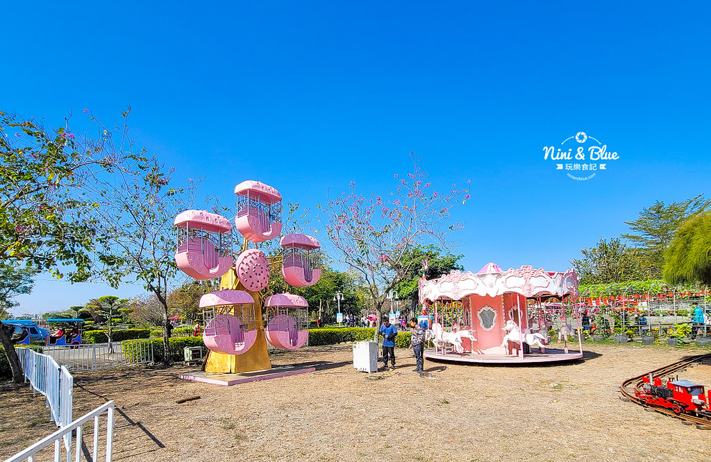 彰化 溪州公園 花在彰化接駁車 賞花22