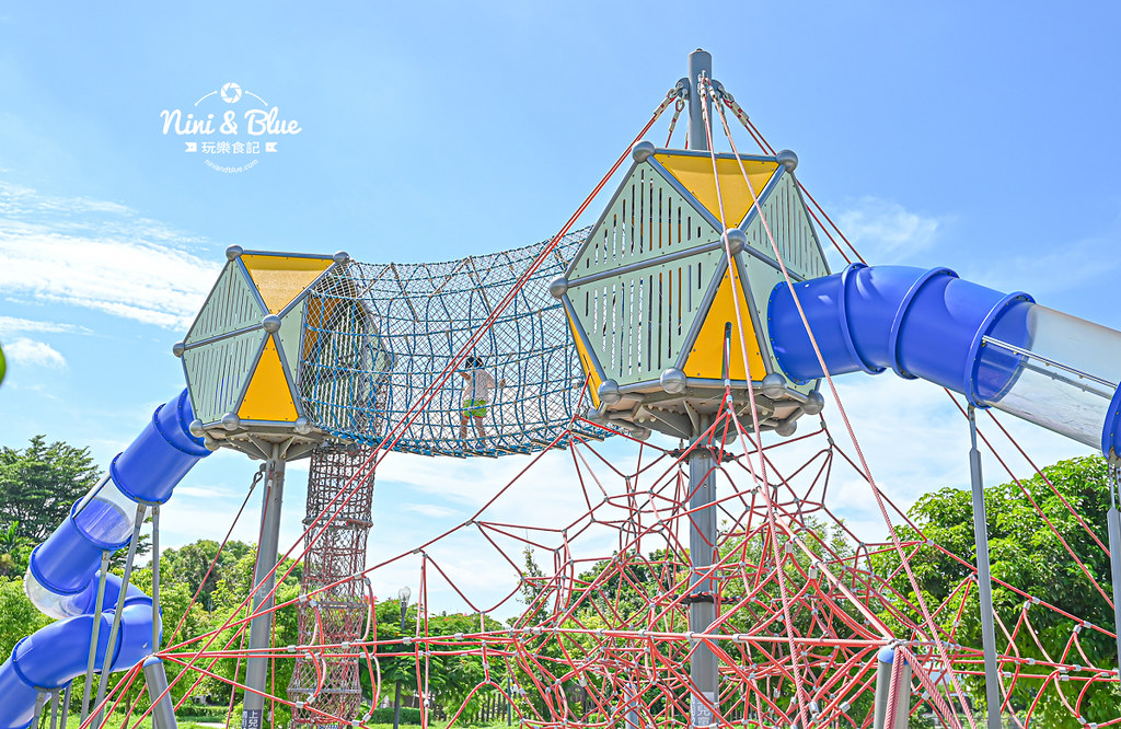 溪湖景點 溪湖中央公園  葡藤堡 攀爬網18