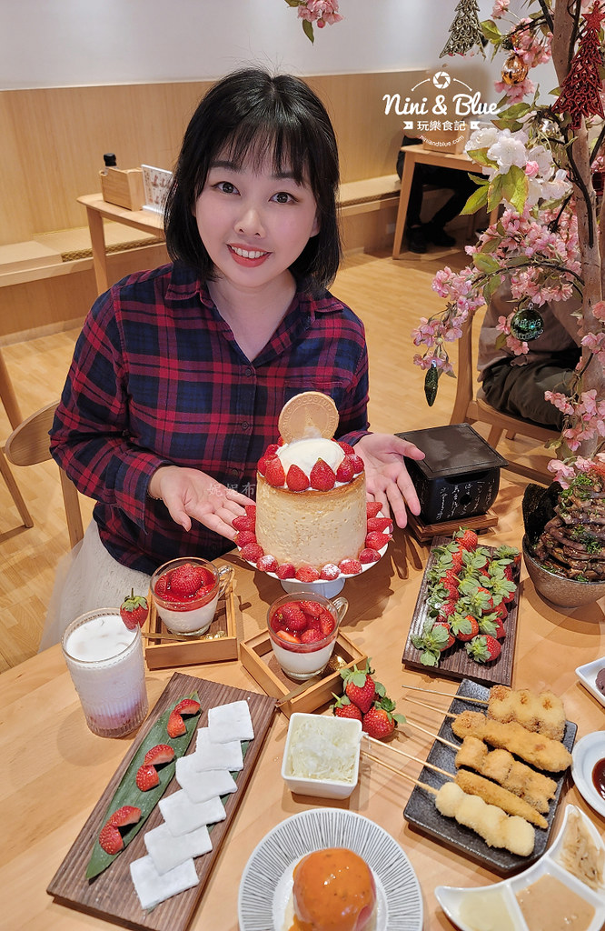 台中炸牛排 嵐山熟成牛 草莓 巨無霸大布丁26