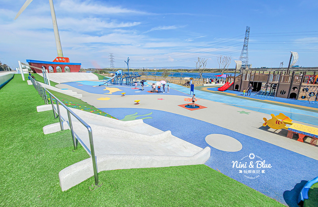 嬉濱海豚公園  彰化伸港公園 西濱慶安水道05