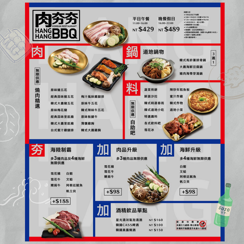 肉夯夯韓式燒肉 價格 台中燒肉吃到飽 46