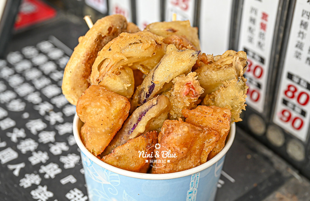 路邊炸蝦天婦羅 一中街炸物美食小吃11