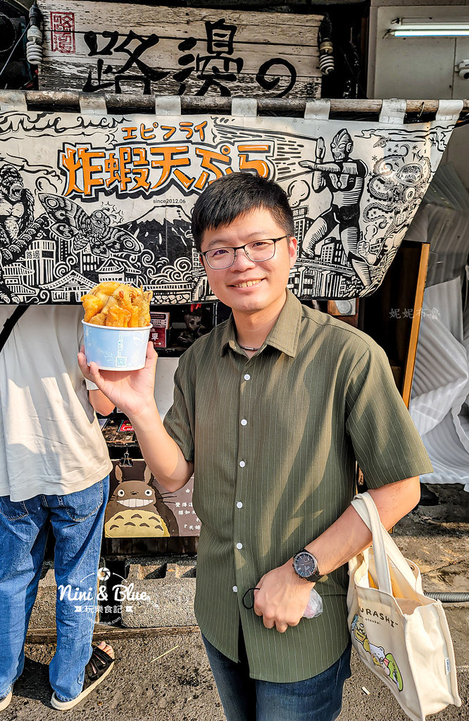 路邊炸蝦天婦羅 一中街炸物美食小吃06