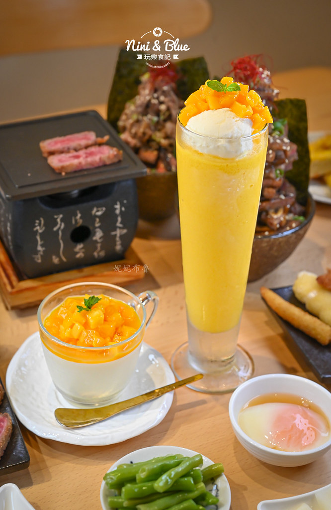 嵐山熟成牛 嵐山炸牛排 芒果芭菲 大布丁16