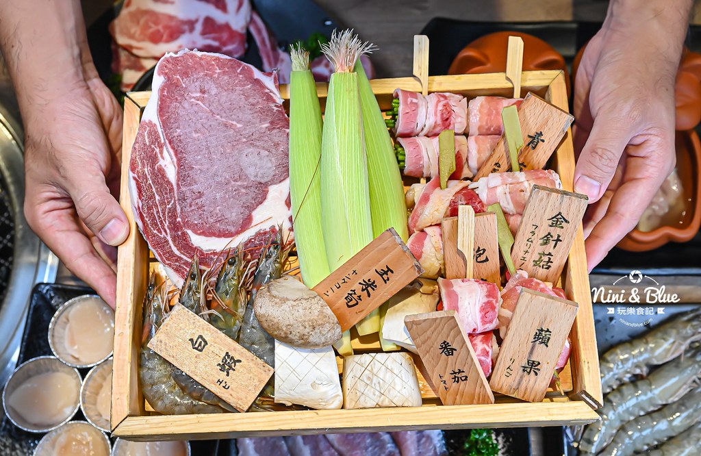 築崎燒串放題 台中燒肉吃到飽 小豬燒 生日壽星優惠25